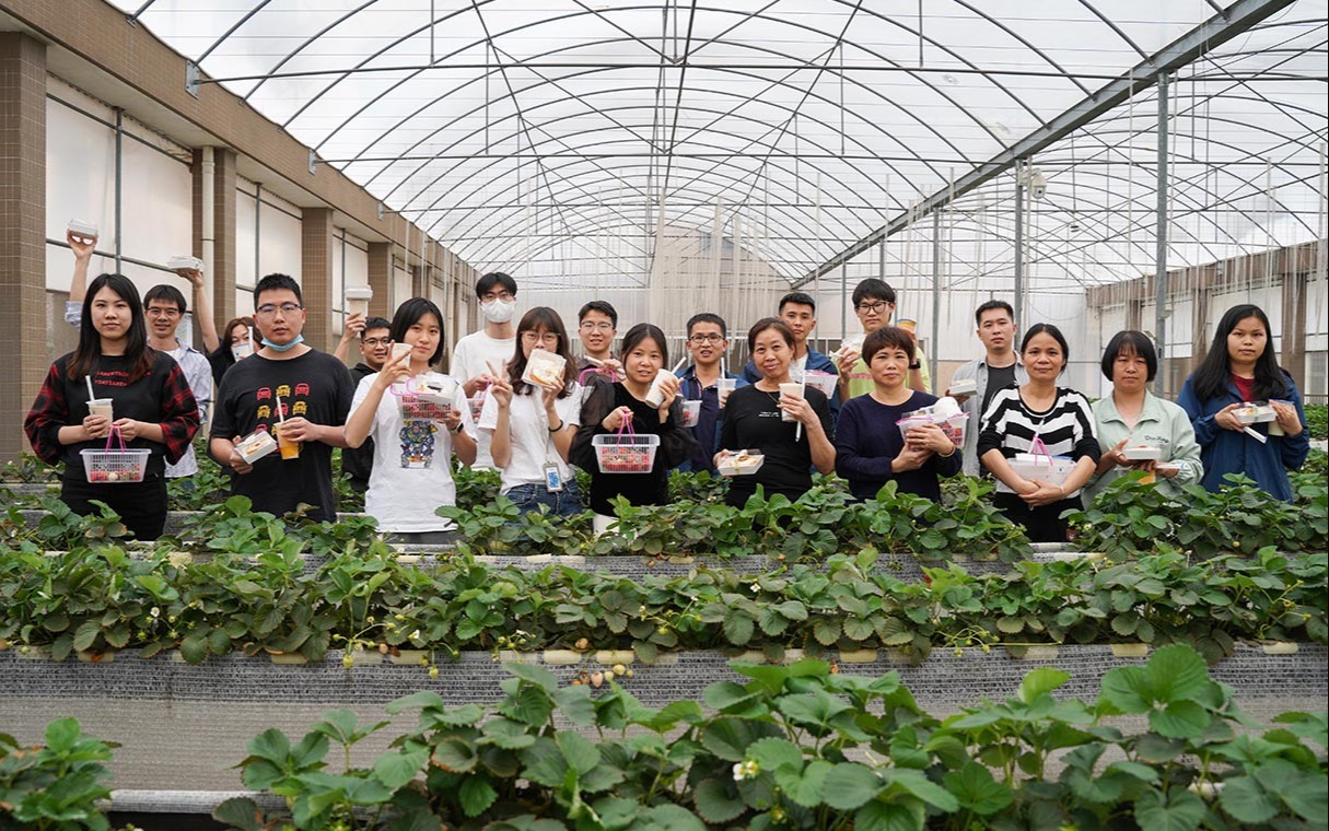 一個科技的今年會jinnianhui智慧大棚，一場別樣的草莓采摘，一群可愛的3月小壽星
